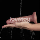 LOVETOY DILDO DUAL DENSITY COM VIBRAÇÃO 8