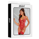 BODY VERMELHO TEDDY COM LIGUEIRO