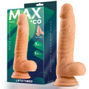 DILDO REALISTICO COM TESTÍCULOS DEEK 7.6"