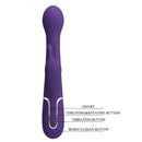 VIBRADOR PRETTYLOVE DEJON COM BOLAS DE IMPULSO E ROTAÇÃO USB