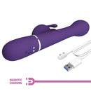 VIBRADOR PRETTYLOVE DEJON COM BOLAS DE IMPULSO E ROTAÇÃO USB