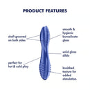 DILDO DE VIDRO DAZZLING CRYSTAL 2 SATISFYER