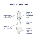 DILDO DE VIDRO DAZZLING CRYSTAL 2 SATISFYER