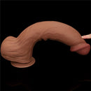 DILDO DUAL REALISTICO LAYER SLIDING SKIN 14"