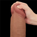 DILDO DUAL REALISTICO LAYER SLIDING SKIN 14"