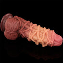DILDO DUAL LAYERED KING SIZE NATURE 9.5"