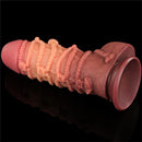 DILDO DUAL LAYERED KING SIZE NATURE 9.5"