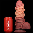 DILDO DUAL LAYERED KING SIZE NATURE 9.5"