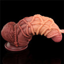 DILDO DUAL LAYERED KING SIZE NATURE 9.5"
