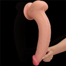 DILDO DUAL REALISTICO LAYER SLIDING SKIN 13.5"
