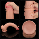 DILDO DUAL REALISTICO LAYER SLIDING SKIN 13.5"