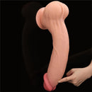 DILDO DUAL REALISTICO LAYER SLIDING SKIN 14"