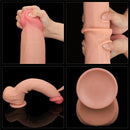 DILDO DUAL REALISTICO LAYER SLIDING SKIN 14"