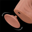 DILDO DUAL REALISTICO LAYER SLIDING SKIN 14"