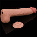 DILDO DUAL REALISTICO LAYER SLIDING SKIN 14"