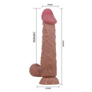 DILDO REALISTA COM VENTOSA 9.4