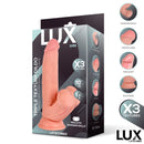 DILDO DIRK TRIPLA DENSIDADE COM TESTÍCULOS OSCILANTES 10"