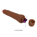 VIBRADOR REALISTICO DRYAD 9.8" MULATO