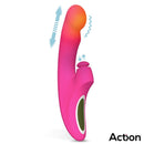 VIBRADOR ENLES COM BOLA BATIDA, IMPULSO E FUNÇÃO DE CALOR