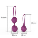 ENGILY ROSS KELLY BOLAS DE KEGEL SILICONE PÚRPURA