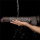 LOVETOY DILDO DE DUPLA CAMADA ARTICULÁVEL XXL 14.5CM