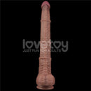 LOVETOY DILDO DUPLA CAMADA ARTICULÁVEL XXL 16CM