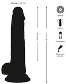 VIBRADOR TRANSPARENTE COM VENTOSA USB
