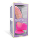 DILDO UNICÓRNIO BRILHA NO ESCURO SILICONE LÍQUIDO 18 CM
