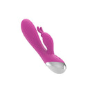 VIBRADOR DUPLO USB SILICONE ROSA
