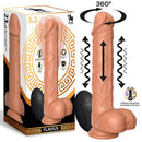 DILDO COM VIBRAÇÃO FLAVIUS, MOVIMENTO DE IMPULSO E ONDA 360º 9" - 23CM