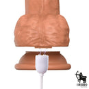 DILDO COM VIBRAÇÃO FLAVIUS, MOVIMENTO DE IMPULSO E ONDA 360º 9" - 23CM