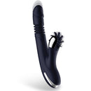 VIBRADOR TRIPLA FUNÇÃO COM ESTIMULADOR CLITORIANO RECARREGÁVEL