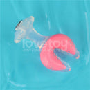 PLUG ANAL GEMORIA EM SILICONE COM PONTAS DUPLAS QUE BRILHAM NO ESCURO