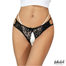 TANGA HOPE EM RENDA PRETA ABERTA