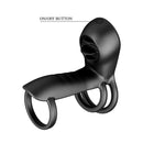 PRETTYLOVE ANEL VIBRATÓRIO JAMMY TRIPLE USB PRETO