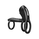 PRETTYLOVE ANEL VIBRATÓRIO JAMMY TRIPLE USB PRETO