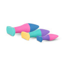 CONJUNTO DE 3 PLUGS ANAIS COLORIDOS