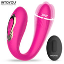 VIBRADOR PARA CASAL LANTY COM OSCILAÇÃO 360º E CONTROLE REMOTO