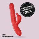 LAPIN VIBRADOR RECARREGÁVEL RABBIT COM IMPULSO CRUSHIOUS