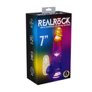 VIBRADOR TRANSPARENTE COM LED 7" / 18 CM