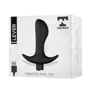 PLUG ANAL LEVER COM VIBRAÇÃO USB SILICONE
