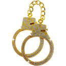 ALGEMAS BDSM EM METAL DOURADO COM BRILHANTES