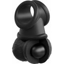 STRAP-ON 8" ACOLCHOADO BODY DOCK COM TESTÍCULOS KING COCK ELITE