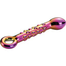 PLUG DE VIDRO RIBBED G-SPOT DILDO DA GLAMOUR GLASS