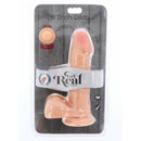 DILDO REALÍSTICO COM TESTÍCULOS DUAL DENSITY 20,5CM