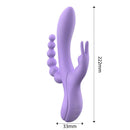 VIBRADOR ENGILY ROSS LINDSAY COM CADEIA ANAL SILICONE FLEXÍVEL 2 MOTORES