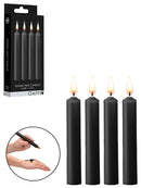 CONJUNTO DE VELAS PARA BDSM PRETAS 4 UNID