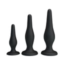 BOX 3 SET OF 3 BUTT PLUGS