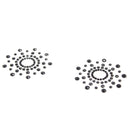 ADORNO DE MAMILO EM FORMATO DE FLOCO DE NEVE