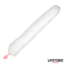 PLUG ANAL EM SILICONE DE CAUDA RAPOZA ROSA
